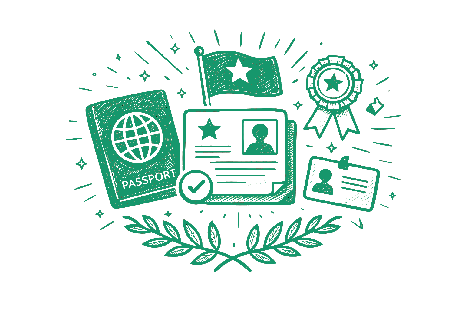 Staatsbuergerschaft Illustration